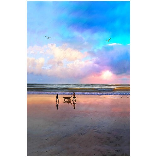 Early Morning Walk on the Beach