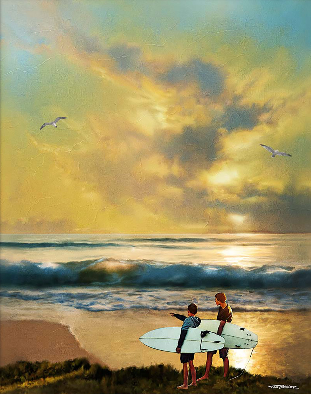 Early Morning Surfing
